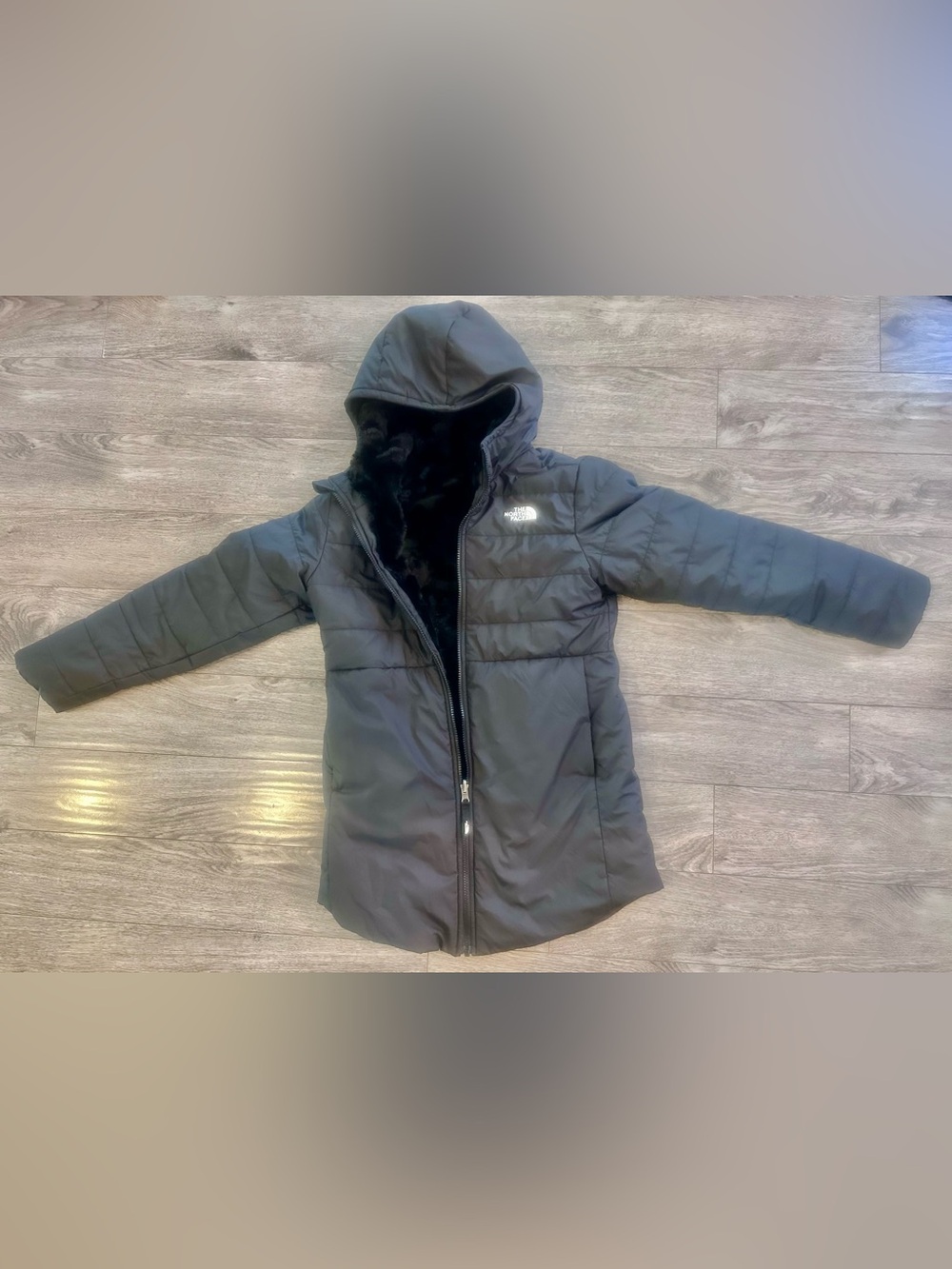 The North Face Girls Black Reversible Jacket